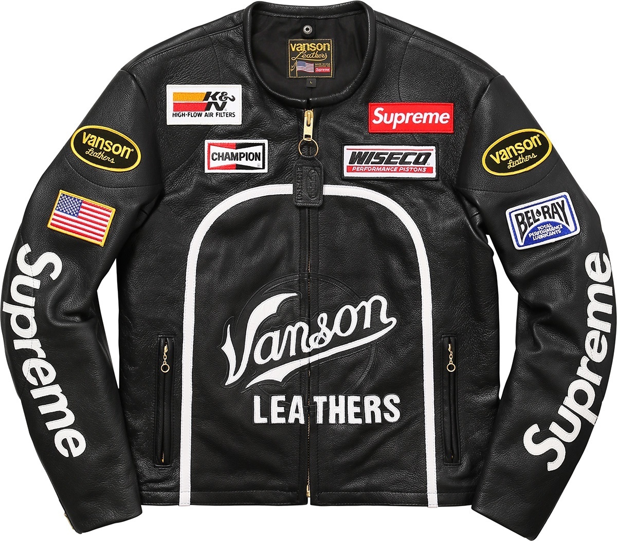 Supreme®/Vanson® Leather Star Jacket view 7